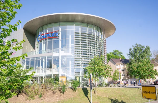 BADEN-BADEN, GERMANY  - MAY 5, 2016: Building Cineplex Kino Bade — Stock Photo, Image