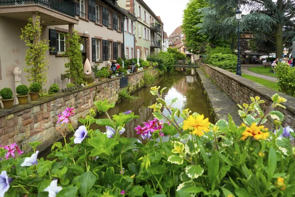 Historisches zentrum von wissembourg, elsace, frankreich — Stockfoto