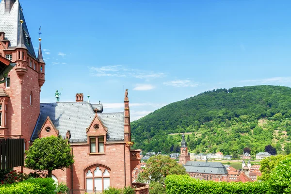 Blick von oben auf den Heidelberg — Stockfoto