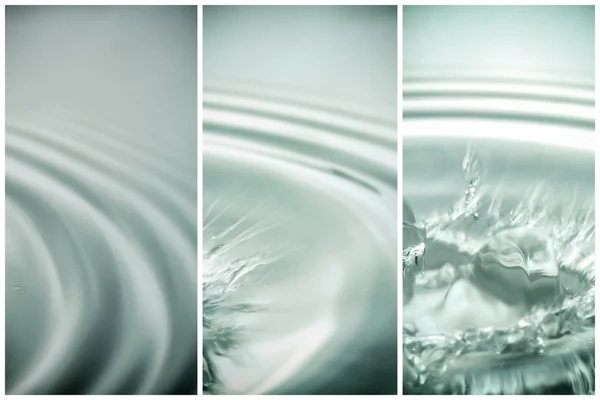 Set van abstract water banners. — Stockfoto