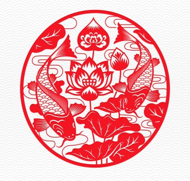 Çin yeni yılı 2021, öküz burcunun sembolü. Vektör illüstrasyonu.