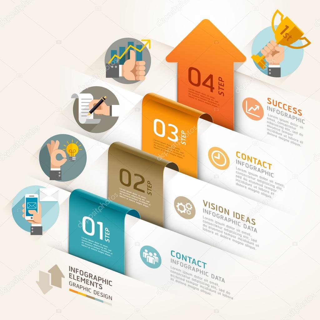 Business marketing arrow timeline template. Vector illustration. can be used for workflow layout, banner, diagram, number options, web design, infographic template.