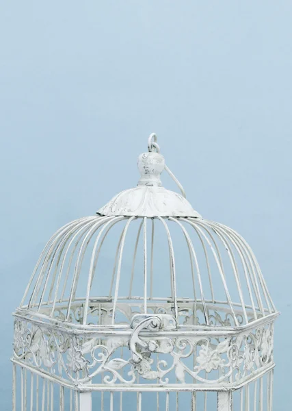 Vintage cage à oiseaux gros plan — Photo