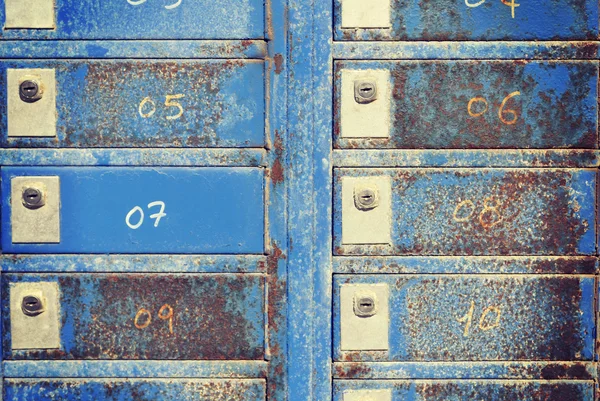 Scatole di posta alterata — Foto Stock