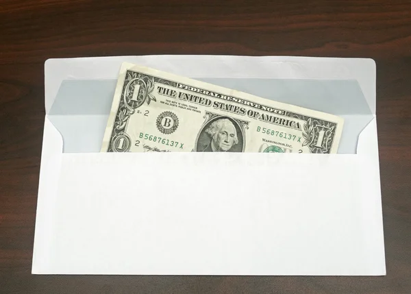 American dollar in envelope — Stock Photo, Image