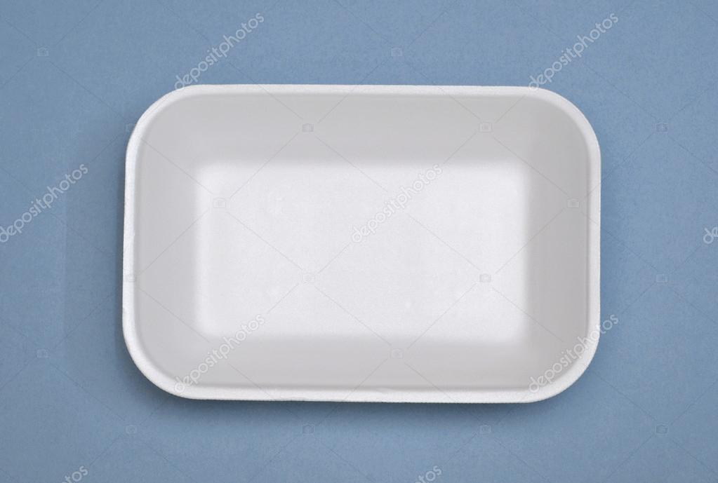 Styrofoam food tray