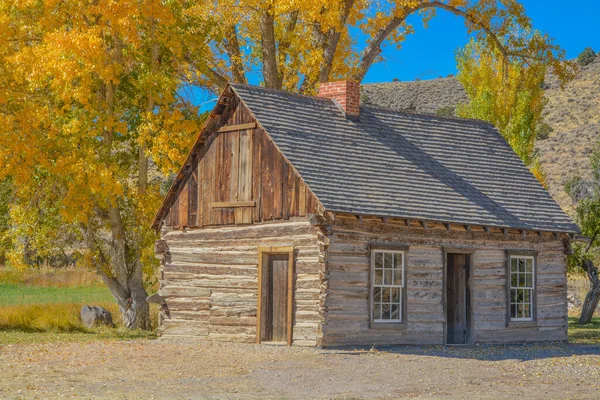 Butch Cassidy Childhood Home Old Structure Preserved Panguitch Utah — Stock Photo, Image