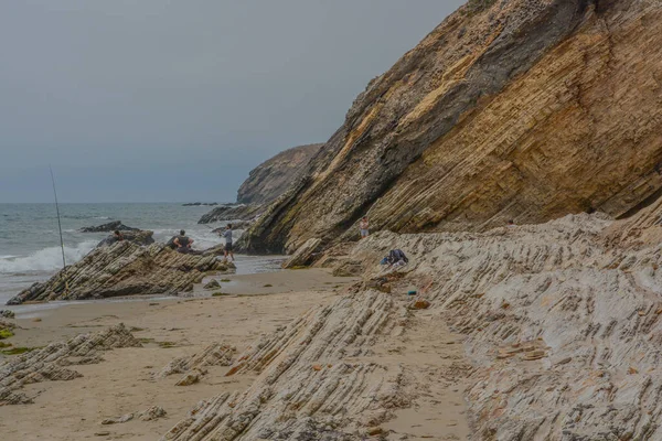 Gaviota State Park Rocky Coast Pacific Ocean Goleta Santa Barbara — Stock Photo, Image