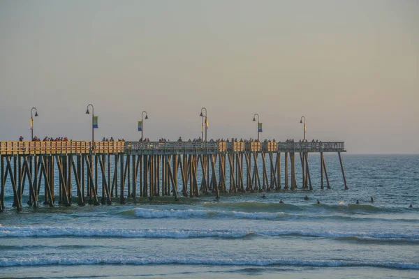 Pismo Beach Pier Stilla Havet Pismo Beach San Luis Obispo — Stockfoto