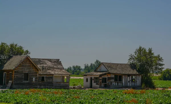 オレゴン州マラー郡ニッサの田舎に空の ダウンタウンの家 — ストック写真
