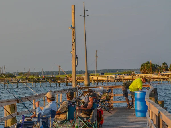 Fishing Pier Coden Mobile County Alabama — Stock Photo, Image