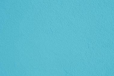 Duvarda güzel mavi desenli alçı.