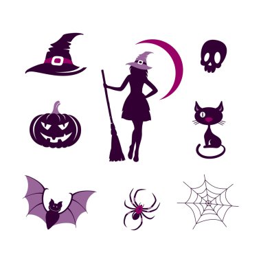 Cadılar Bayramı Icons set