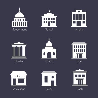 Hükümet Icons set