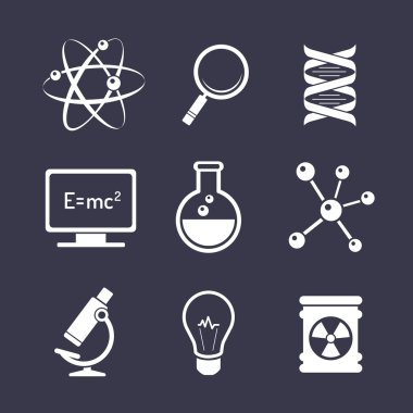 Kimya ve bilim simgeler