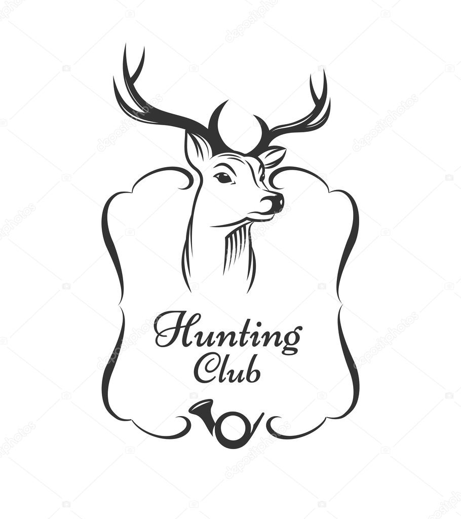 Hunting club badge