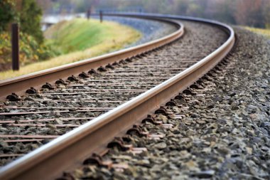 Orman hattında demiryolu