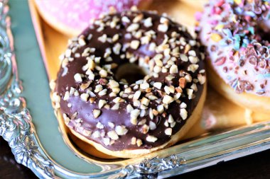 çeşitli jöleli çörekler, tatlı yiyecekler