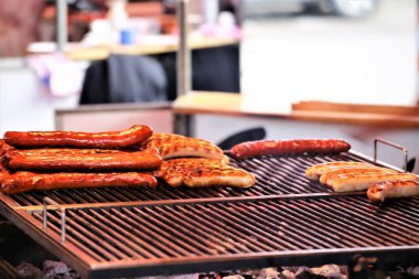 Bir bbq sucuğu resmi - sosis