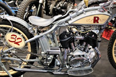 Motosiklet resmi - antika bisiklet