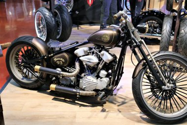 Motosiklet resmi - antika bisiklet