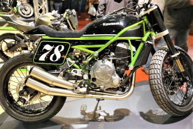 Motosiklet resmi - antika bisiklet