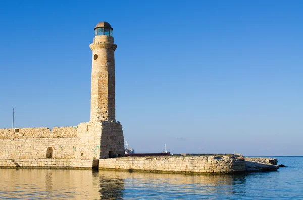 Faro di Rethymno, Creta, Grecia — Foto Stock