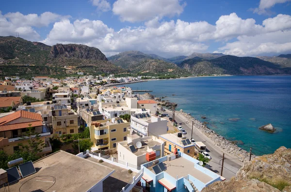 Paesaggio urbano di Paleochora, Creta, Grecia — Foto Stock