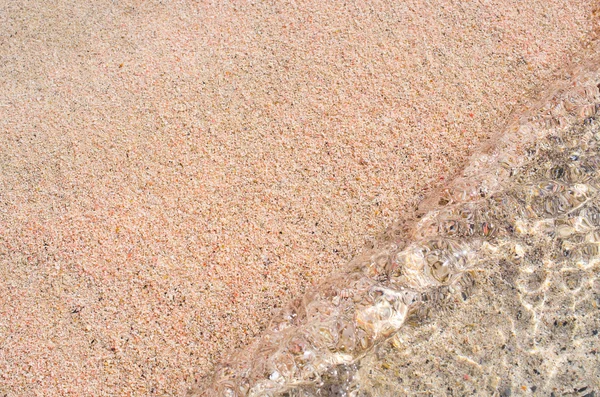 Famous Elafonissi beach with pink sand, Crete — Stock Photo, Image