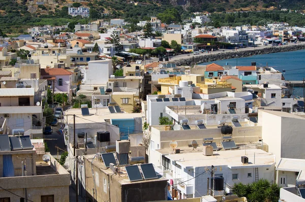 Cityscape de Paleochora, Creta, Grécia — Fotografia de Stock