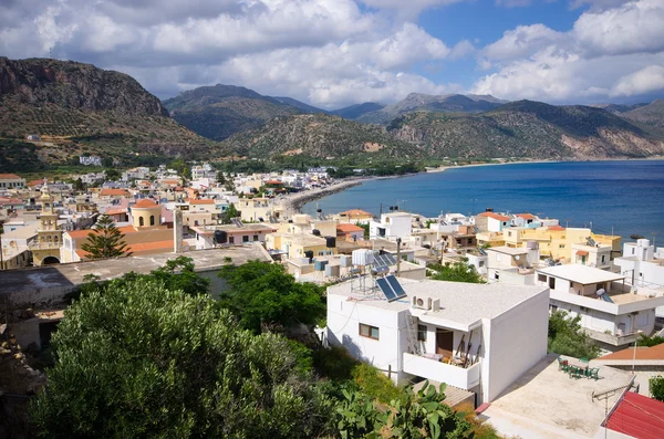 Paesaggio urbano di Paleochora, Creta, Grecia — Foto Stock