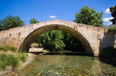Preveli Crete, Yunanistan'ın ünlü Bridge'de