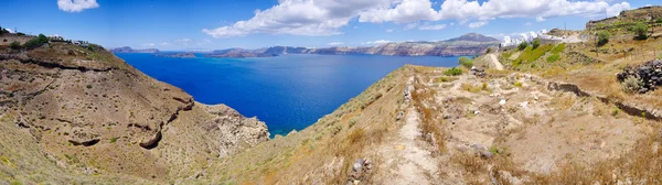 Vista sulla caldera, isola di Santorini, Grecia — Foto Stock