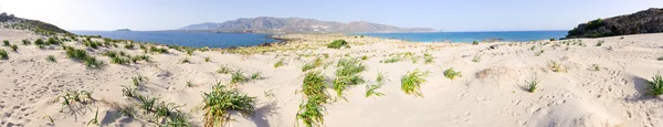 Sandy Elafonisi halvön på Kreta, Grekland — Stockfoto