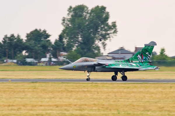 Combattente francese Dassault Rafale su Radom Airshow, Polonia — Foto Stock