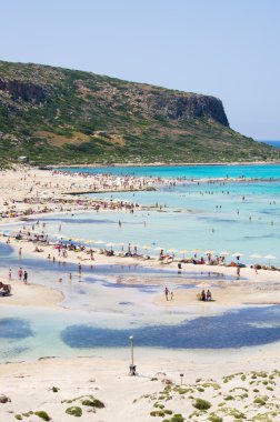 Balos plaj adada Crete, Yunanistan