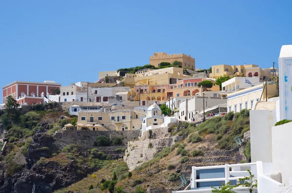 Stadsgezicht van Thira Santorini eiland, Griekenland — Stockfoto