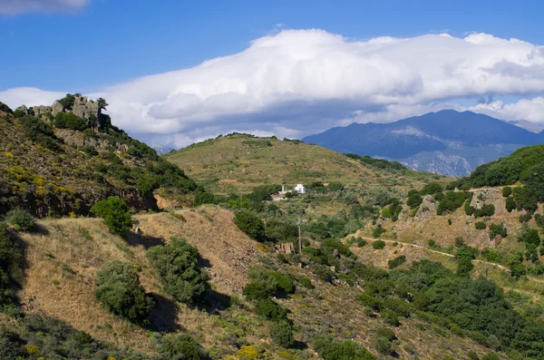 Λόφους στο νησί της Κρήτης, Ελλάδα — Φωτογραφία Αρχείου