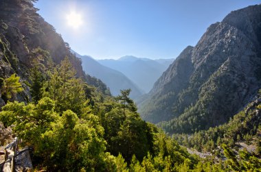 Samiriye gorge, crete, Yunanistan
