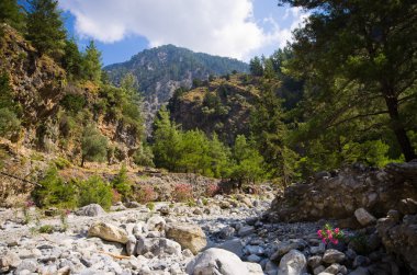 Samiriye gorge, crete, Yunanistan