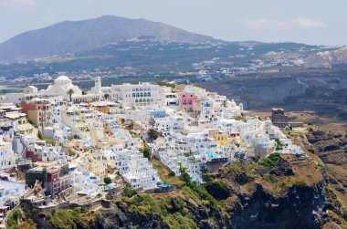 Cityscape Thira Santorini Island, Yunanistan