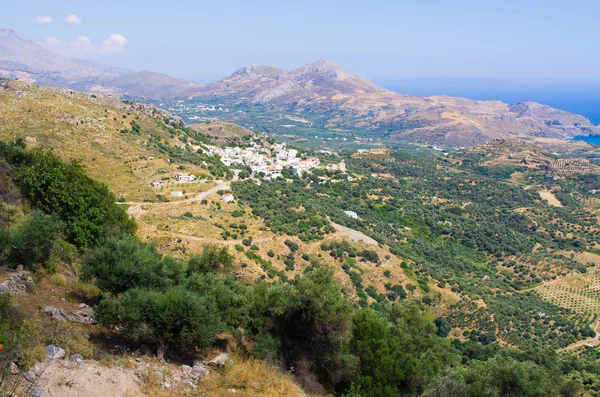 Холмы на острове Крит, Греция — стоковое фото