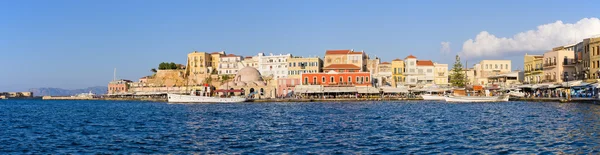 Puerto de la ciudad de Chania - Creta, Grecia — Foto de Stock