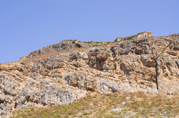 Ancien fort sur l'île de Gramvousa, Crète, Grèce — Photo