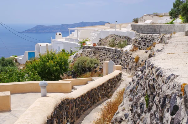 Stadsgezicht van Thira Santorini eiland, Griekenland — Stockfoto