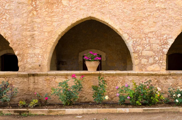 Claustro de Moni Arkadiou - Creta, Grecia — Foto de Stock