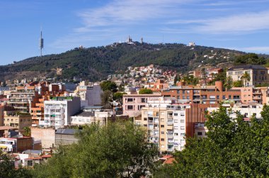 Tibidabo hill Barcelona, İspanya