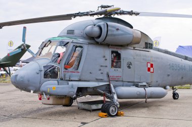Lehçe Kaman Sh - 2g süper MARINER Radom Airshow, Polonya üzerinde
