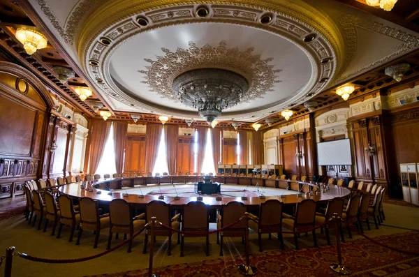 Interior of parliament building in Bucharest, Romania — Stock Photo, Image