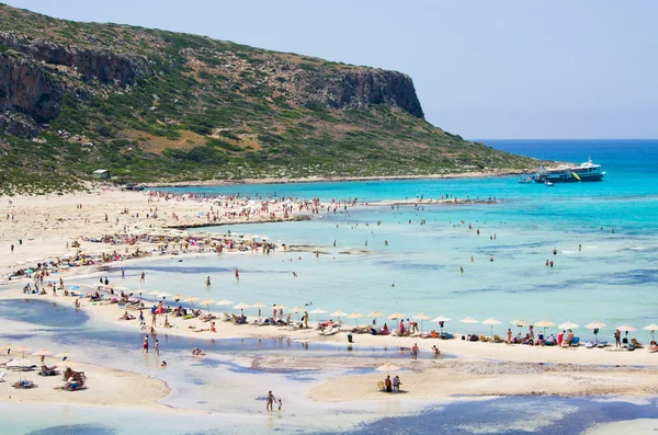 Berömda Balos beach på ön Kreta, Grekland — Stockfoto